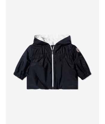 Moncler Enfant Baby Girls Raka Jacket in Navy Profitez des Offres !