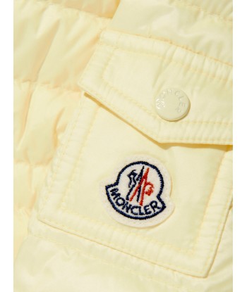 Moncler Enfant Baby Girls Down Padded Dalles Jacket in Yellow pour bénéficier 