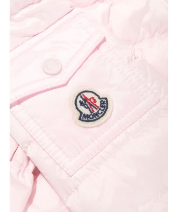 Moncler Enfant Baby Girls Down Padded Dalles Jacket in Pink de technologie