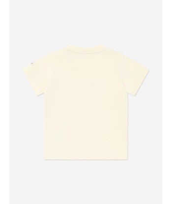 Moncler Enfant Baby Girls Logo T-Shirt in Yellow à prix réduit toute l'année