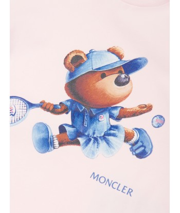 Moncler Enfant Baby Girls Tennis Bear T-Shirt in Pink Le MVP de beaucoup