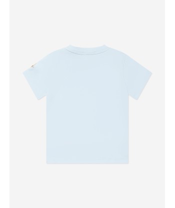 Moncler Enfant Baby Boys Logo T-Shirt in Blue en ligne des produits 