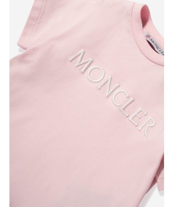 Moncler Enfant Baby Girls Logo T-Shirt in Pink Vous souhaitez 