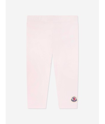 Moncler Enfant Baby Girls Logo Leggings in Pink en ligne des produits 