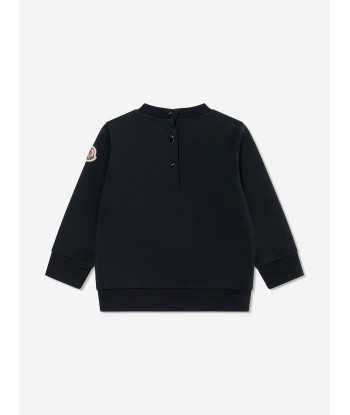 Moncler Enfant Baby Boys Logo Sweatshirt in Navy Comparez et commandez 