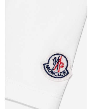 Moncler Enfant Baby Girls Logo Leggings in White pas cher