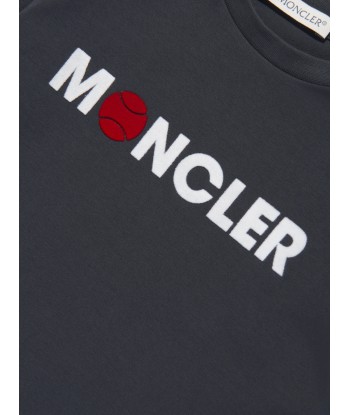 Moncler Enfant Baby Boys Long Sleeve Logo T-Shirt in Navy Comparez et commandez 