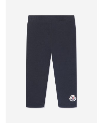 Moncler Enfant Baby Girls Logo Leggings in Navy Voir les baskets