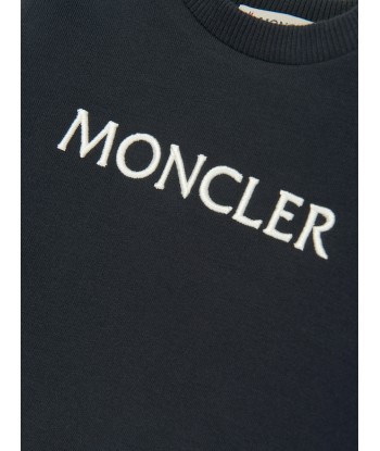 Moncler Enfant Baby Girls Logo Sweatshirt in Navy le des métaux précieux