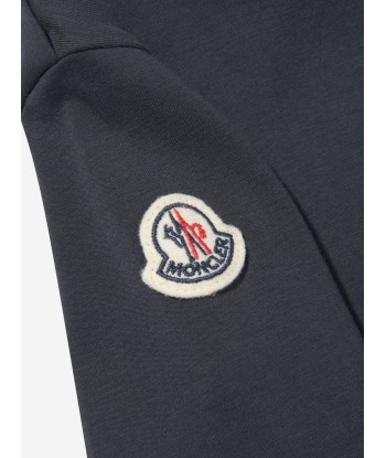 Moncler Enfant Baby Boys Long Sleeve Logo T-Shirt in Navy Comparez et commandez 