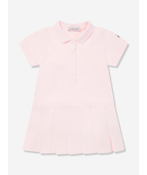 Moncler Enfant Baby Girls Branded Polo Dress in Pink vous aussi creer 