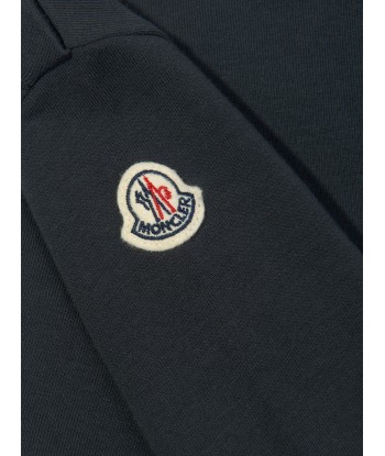 Moncler Enfant Baby Girls Logo Sweatshirt in Navy le des métaux précieux