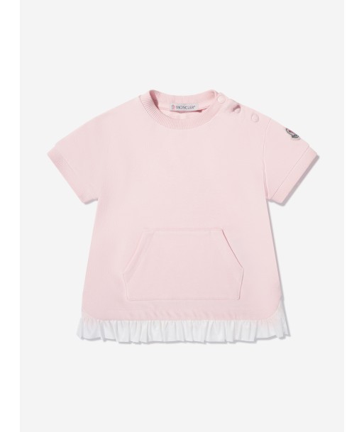 Moncler Enfant Baby Girls T-Shirt Dress in Pink Faites des économies