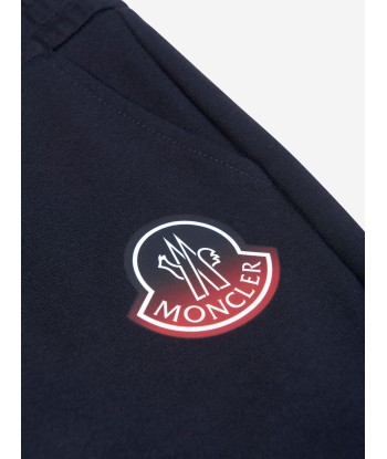 Moncler Enfant Baby Boys Logo Joggers in Navy Dans la société mordern