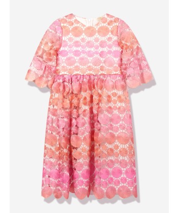 Marlo Girls Louise Embroidered Dress in Multicolour meilleur choix