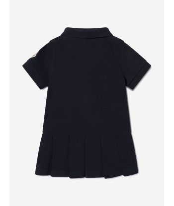 Moncler Enfant Baby Girls Tennis Bear Dress in Navy de votre