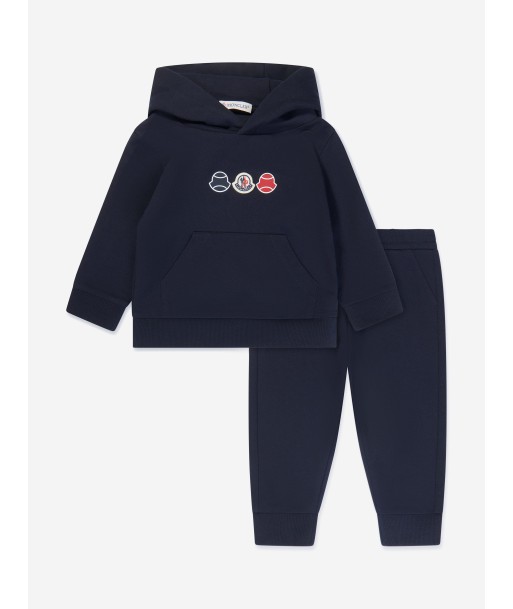 Moncler Enfant Baby Boys Logo Tracksuit in Navy français