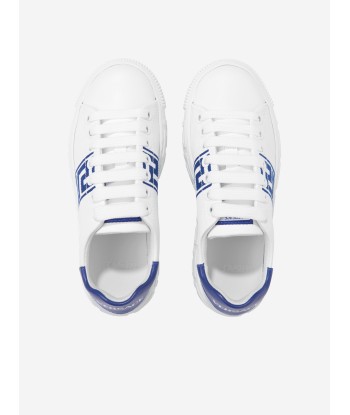 Versace Kids La Greca Trainers in White En savoir plus