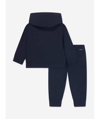 Moncler Enfant Baby Boys Logo Tracksuit in Navy français