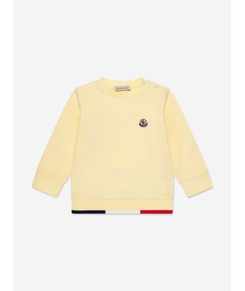 Moncler Enfant Baby Boys Logo Tracksuit in Yellow le concept de la Pate a emporter 