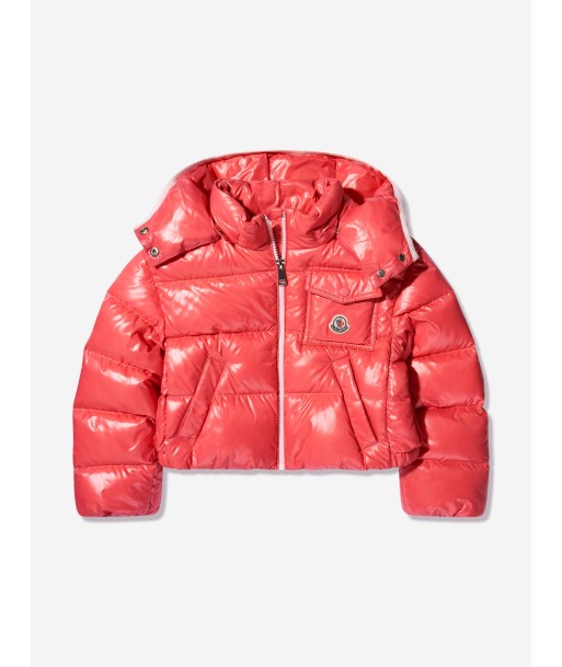 Moncler Enfant Girls Down Padded Andro Jacket in Pink sélection de produits