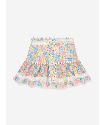 Marlo Girls Giselle Embroidered Skirt in Multicolour plus qu'un jeu 