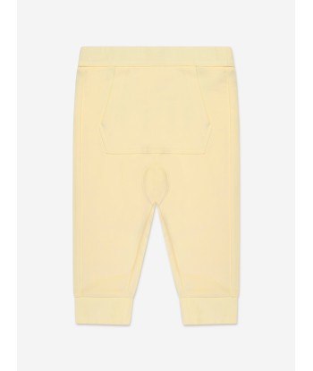 Moncler Enfant Baby Boys Logo Tracksuit in Yellow le concept de la Pate a emporter 