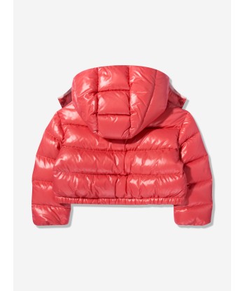 Moncler Enfant Girls Down Padded Andro Jacket in Pink sélection de produits