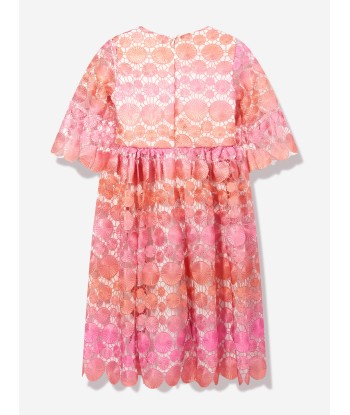 Marlo Girls Louise Embroidered Dress in Multicolour meilleur choix