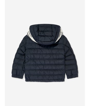 Moncler Enfant Boys Down Padded Cornour Jacket in Navy ou a consommer sur place