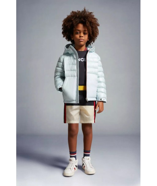 Moncler Enfant Boys Down Padded Masserau Jacket in Blue 2024