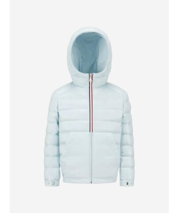 Moncler Enfant Boys Down Padded Masserau Jacket in Blue 2024