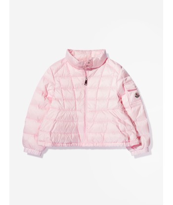 Moncler Enfant Girls Down Padded Aminia Jacket in Pink destockage