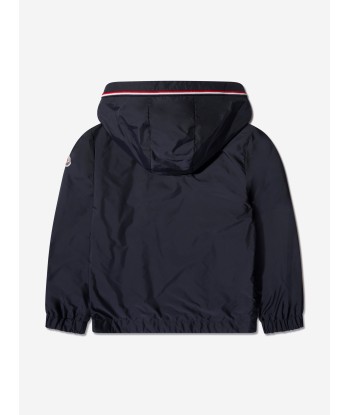 Moncler Enfant Boys Granduc Zip Up Jacket in Navy Fin de série