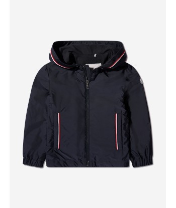 Moncler Enfant Boys Granduc Zip Up Jacket in Navy Fin de série