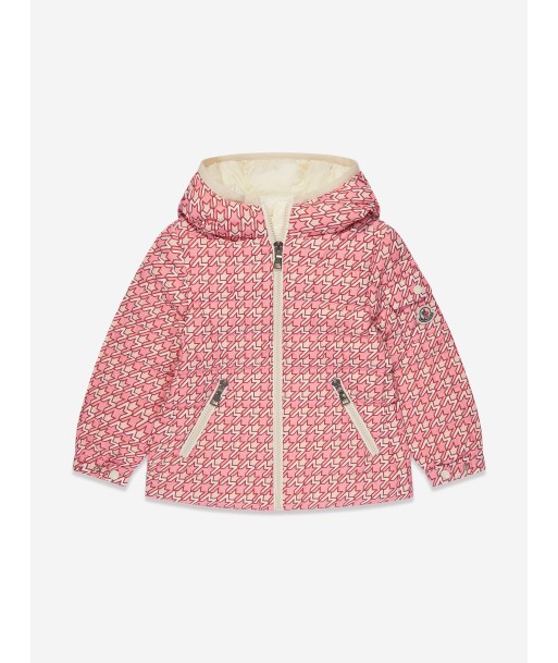 Moncler Enfant Girls Down Padded Gles Jacket in Pink la livraison gratuite