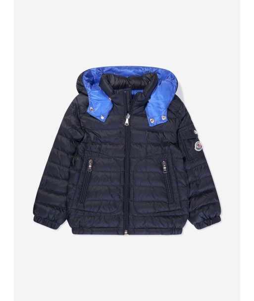 Moncler Enfant Boys Down Padded Lauros Jacket in Navy pour bénéficier 