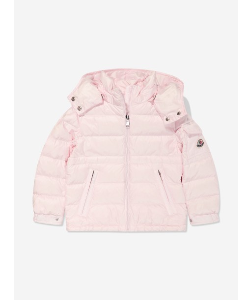 Moncler Enfant Girls Down Padded Dalles Jacket in Pink prix pour 