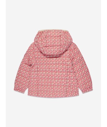 Moncler Enfant Girls Down Padded Gles Jacket in Pink la livraison gratuite