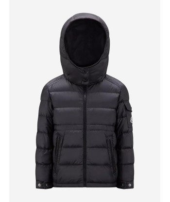 Moncler Enfant Girls Down Padded Dalles Jacket in Black français