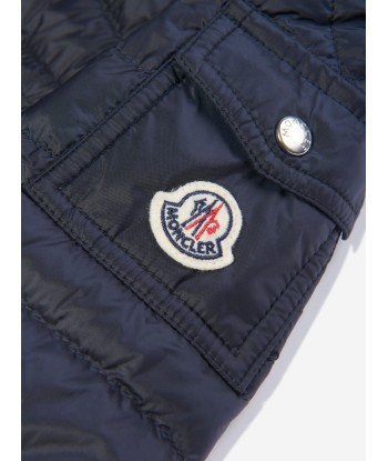 Moncler Enfant Boys Down Padded Lauros Jacket in Navy pour bénéficier 