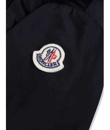 Moncler Enfant Boys Granduc Zip Up Jacket in Navy Fin de série