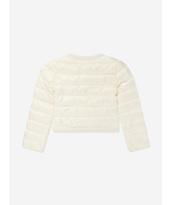 Moncler Enfant Girls Down Padded Dafina Jacket in Ivory des créatures d'habitude