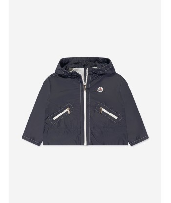 Moncler Enfant Girls Truyere Zip Up Jacket in Navy Voir les baskets