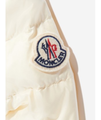 Moncler Enfant Girls Down Padded Dafina Jacket in Ivory des créatures d'habitude