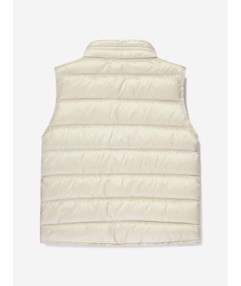 Moncler Enfant Boys Down Padded Gui Gilet in Beige 50-70% off 