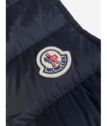 Moncler Enfant Boys Down Padded Gui Gilet in Navy Comparez et commandez 