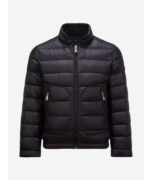 Moncler Enfant Boys Down Padded Acorus Jacket in Navy 2024