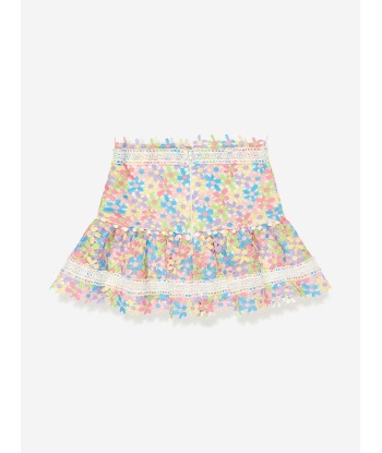 Marlo Girls Giselle Embroidered Skirt in Multicolour plus qu'un jeu 