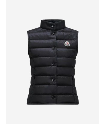 Moncler Enfant Girls Down Padded Liane Gilet in Black en ligne